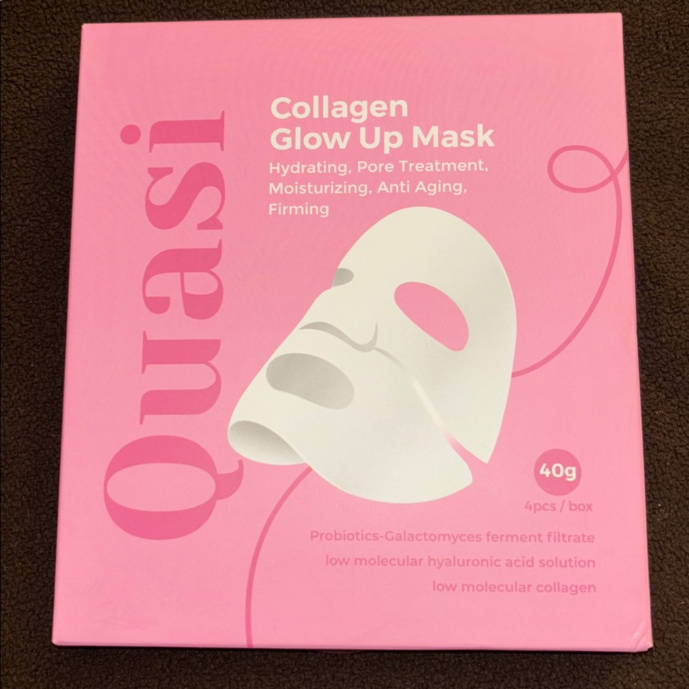 Quasi Collagen Glow Up Masks - price firm for 2 -TRY BEFORE U BUY ONLINE NIP - Picture 2 of 9